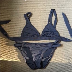 navy blue bathing suit